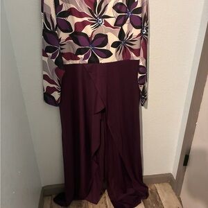 Floral Purple Jumpsuit